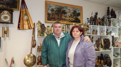 Стефан Стоянов със съпругата си Галя Стоянова