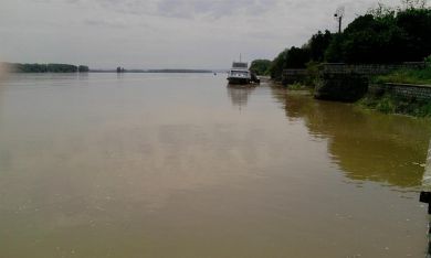 Ниво на река Дунав при Видин 20 май 2014