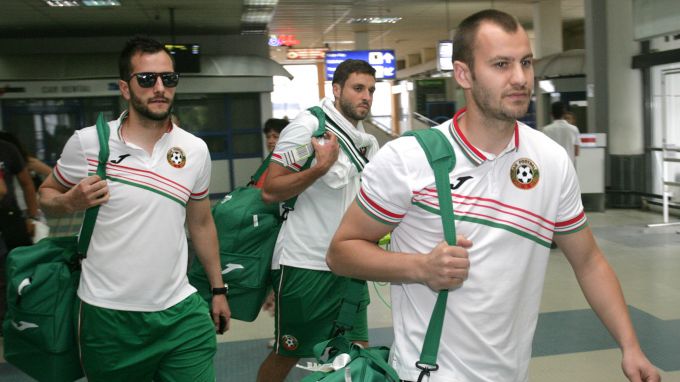 Благой Макенджиев (на преден план)