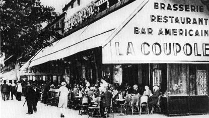 Прочутият в началото на миналия век La Coupole в Париж, посещаван от редица известни художници, в това число и от Пикасо