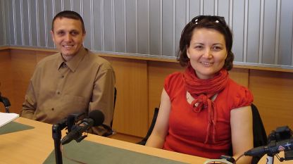 Георги Богданов и Даниела Тодорова в студиото на програма „Христо Ботев“ 