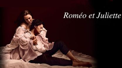 Диана Дамрау и Виторио Григоло  в сцена от операта „Ромео и Жулиета“ на сцената на Метрополитън опера