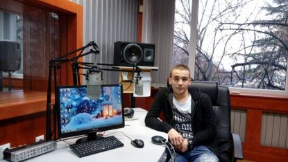 Иван Влъчков в студиото на предаването 
