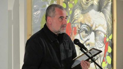  Иван Добчев – на получаването на Националната литературна награда „Елиас Канети” – 2013 г.