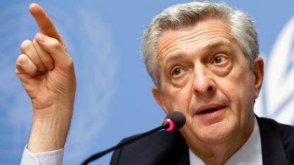 Върховният комисар на ООН за бежанците Филипо Гранди.