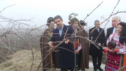 Президентът Росен Плевнелиев е в Плевен по повод празника на лозарите и винарите 