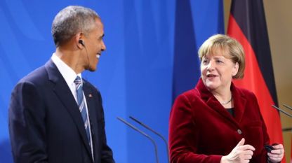 Барак Обама-Ангела Меркел