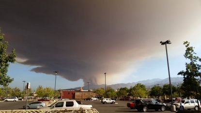 Горски пожар в Калифорния