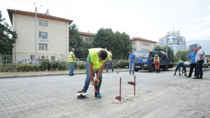 Столичният кмет Йорданка Фандъкова провери ремонта на бул. „България”.