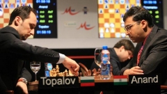 Веселин Топалов ще играе с белите фигури в първата партия срещу Вишванатан Ананд