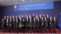 Лидерите на ЕС по време на срещата в Брюксел