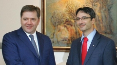 Сергеј Шматко и Трајчо Трајков на недавном састанку у Софији.