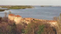 Pamje nga Pallati mesjetar Gjysha Vida në qytetin buzë lumit Danub Vidin