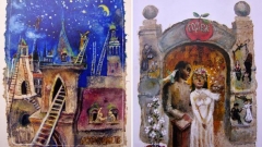Ilustraciones de Kostadinka Miladinova del libro del gran pensador checo y activista religioso Jan Amos Komensky “El laberinto del mundo y el paraíso del corazón”.