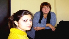 Пианистката Борислава Танева със своя студентка в НМА “П. Владигеров”.