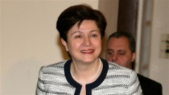 „Wirtschaftlich haben wir alle Schwierigkeiten, aber Bulgarien sieht stabil aus“, betonte EU-Kommissarin Kristalina Georgiewa.