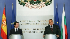 Hauptthema der Gespräche zwischen José Maria Aznar und Bojko Borissow war die Beschleunigung des Abrufs der EU-Mittel in Bulgarien, indem man sich auf die Erfahrungen Spaniens stützt.