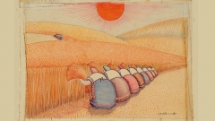 Originale Illustration aus dem 1934 in den USA erschienen Kinderbuch 