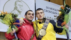 Die glücklichen Sieger Michael Ganew (l.) und Ilijan Georgiew