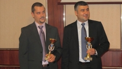 Οι Νταμιάν Βάτεφ και Ντιμίταρ Ζόροφ στην τελετή απονομής των βραβείων