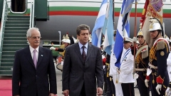 Από την επίσκεψη του Προέδρου της Δημοκρατίας, Γκεόργκι Παρβάνοφ στην Αργεντινή το 2008