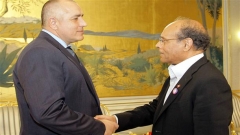  Ο πρωθυπουργός, Μπόικο Μπορίσοφ, με τον πρόεδρο της Τυνησίας, Μονσέφ Μαρζούκι