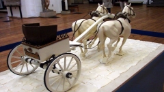 Αναπαράσταση αρχαίου θρακικού αμαξιού που ανακαλύφθηκε στην περιοχή Νόβα Ζαγκόρα