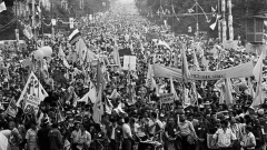 1990 – La concentración pre-electoral multitudinaria de la UFD en Sofía