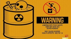 токсични отпадъци знак