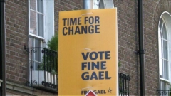 Предизборен плакат в Ирландия