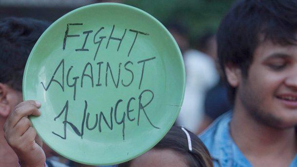 Броят на хората които са изправени пред остра продоволствена несигурност