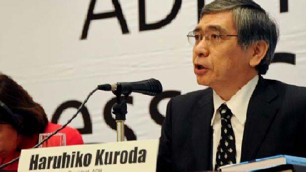 Управителят на Японската централна банка Харухико Курода каза в петък