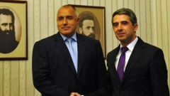 Le Président Rossen Plevnéliev et le Premier mnistre Boyko Borissov