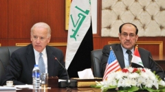 Американският вицепрезидент Джо Байдън и иракският премиер Нури ал-Малики