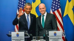 Барак Обама и Фредрик Райнфелд