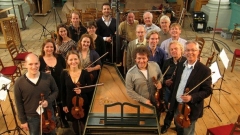 Веско Ешкенази и оркестрантите от Концертгебау по време на записите в Харлем, Северна Холандия