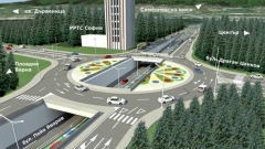 Така ще изглежда кръстовището на Телевизионната кула в София след около 6 месеца