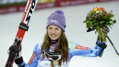 Тина Мазе от Словения спечели първата титла от световното първенство по ски алпийски дисциплини в Шладминг, Австрия