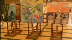 Изложба от картини и мисли на известни български майстори “Цветове в ефира” сложи началото на Салона за изкуство и култура на програма “Христо Ботев”.