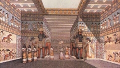 Според археолозите така е изглеждала една от залите на двореца в Ниневия - един от най-важните градове на древна Асирия.