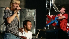 Кристина Горовска & Джано Куч (вляво) и Васко Атанасоски, Bernays Propaganda, EXIT, Нови Сад, юли 2010 г.