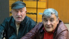 Джони Пенков (вляво) и Джеки Стоев в студиото на програма „Христо Ботев”.