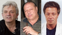 Ивайло Диманов, Иван Тенев и Александър Петров (отляво надясно) - три творчески личности, като всички те са свързани с поезията и музиката.
