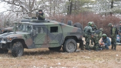 В парка на военния санаториум в град Хисар се проведоха тренировки за медицинска евакуация при бойни условия.