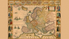 Карта на Европа от 1572 година