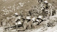 Картечна позиция на българската армия на Южния фронт по време на Първата световна война - Македония, 1918 г.