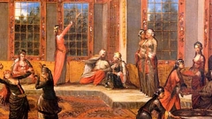„Сцена в харема”, картина от Жан-Батист ван Мур (фрагмент).