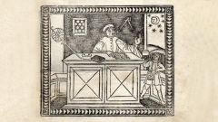 Фрагмент от заглавната страница на първото печатно издание на „Цветето (лилията) на медицината” от Арнолд де Виланова (Венеция, 1480).