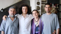 Даниела и Тодор Тодорови с техните синове - Симон и Стоян (крайният вдясно)