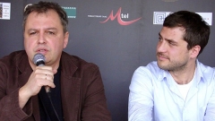 Drejtori i Sofja Film Fest Stefan Kitanov dhe regjisori Kamen Kalev (djathtas)
